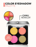 Flormar Color Palette Matte & Shimmer 4-Color Eyeshadow Palette