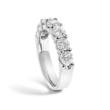 14K White Gold 2. 0 Cttw Diamond 7 Stone Band Ring