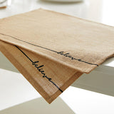 Ocean Home Jute Placemats Set of 2: Natural Woven Table Mats, Eco-Friendly & Biodegradable, Rustic Bohemian Dining Decor, 17.7x13.8 inches