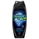 Palmolive Men Pure Arctic Body Wash 500ml - 4-in-1 Formula | Freshness
