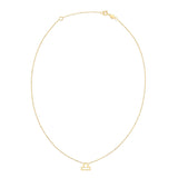 14K Yellow Gold Libra Necklace