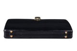 Leather Executive Men's Leather Attache Briefcase - Black