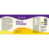 Life In Multivitamin Tablet - Essential Vitamins for Overall Health & Wellness - Supports Immune Function & Energy Levels