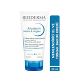 Bioderma Atoderm Hand and Nail Cream 50ml - Moisturizing & Nourishing Hand Cream for Dry Hands & Nails