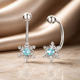 925 Sterling Silver Earrings with Transparent Glass for Women