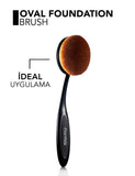 Flormar Oval & Round Horizontal Foundation Brush for Smooth Finish