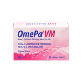 OmePa VM: Comprehensive Multivitamin & Multimineral Supplement with Omega-3 for Heart Health, Immune Support & Prenatal Nutrition - 30 Softgels