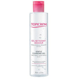 Topicrem Gentle Cleansing Gel for Body and Hair - Sensitive Skin Care, Paraben-Free, Dermatologically Tested