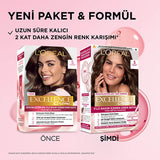 L'Oréal Paris Excellence Crème Hair Color 5 Brown - 100% Gray Coverage | Rich Color