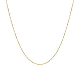 10k Yellow Gold Cable Link Chain (0.50 mm)