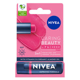Nivea Colored Lip Care Cream Pink 0.17oz - SPF 30 Moisturizer | 3-in-1
