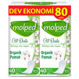 Molped Pure & Soft Ultra Thin Daily Liners 80 Count