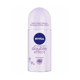 Nivea Double Effect Deodorant Roll-on - 50ml Antiperspirant & Deodorizing Benefits