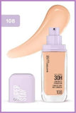 Maybelline Lumi Matte Foundation 108: Natural Matte Finish, Lasting Radiance - Lightweight, Buildable Coverage for Oily & Combination Skin