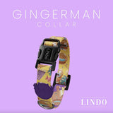 Lindo Ginger Man Dog Collar Stylish Adjustable Large 46-70cm