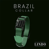 Lindo Brazil Dog Collar Adjustable Design Medium 37-56cm