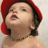 Babyjem Baby Amber Necklace for Teething Relief - Natural Amber Jewelry for Babies, Teething Accessories