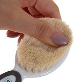 Babyjem Natural Bristle Baby Hair Brush and Comb Set - Gentle Infant Hair Care, Soft Bristles, Safe Rounded Comb