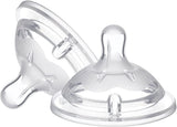 Chicco Natural Feeling Baby Bottle Nipple for 4 Months+ - Flexible, Comfortable, and Natural Feeding Experience