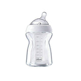 Chicco Natural Feeling 250ml Baby Bottle - Angled Nipple Design for Newborns & Infants