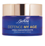 BioNike Defence My Age Anti-Aging Night Cream - Hydrating, Vitamin C Enriched Skincare for Mature Skin