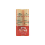 Nuxe Reve de Miel Lip Moisturizing Stick Set - 2x4g Natural Lip Care, Paraben-Free Cosmetics