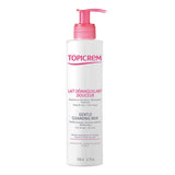 Topicrem Gentle Cleansing Milk 200ml - Paraben-Free Makeup Remover for Dry & Sensitive Skin