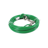 M-Pets Strong Garden Tie Out Cable for Dogs 9m Green