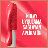 Maybelline Sunkisser Hazy Matte Liquid Blush - Spicy Red: Natural Matte Summer Glow, Long Lasting, Vitamin E, Easy Blend