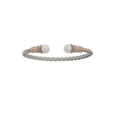 FW Pearl Bangle Bracelet Sterling Silver