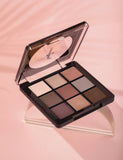 Flormar 9-Color Eyeshadow Palette with Matte & Shimmer Finishes
