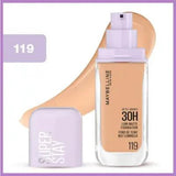 Maybelline New York Lumi Mat Fondúten - Lightweight, Long-Lasting Matte Foundation Makeup for Natural Finish