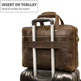 Crazy Horse Leather Briefcase