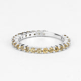 0.81 Carat Genuine Citrine .925 Sterling Silver Ring