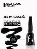 Flormar Jelly Look High-Shine Gel Effect Nail Polish 11ml