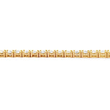 5.50ct Diamond Tennis Bracelet 18KT Yellow Gold
