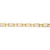 14K Yellow Gold Princess-Cut Diamond Links of Love Bracelet (2.00 cttw, H-I Color, SI2-I1 Clarity)