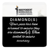 10K Two-Tone Gold Princess Cut Diamond Geo Link Bracelet (1.00 cttw, H-I Color, SI1-SI2 Clarity)