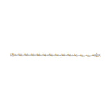 10K Yellow and White Gold 2.00 Cttw Diamond "S" Link 7" Bracelet (H-I Color, I2-I3 Clarity)