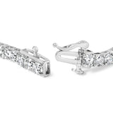10K White Gold 5.00 Cttw Natural Diamond Tennis Bracelet