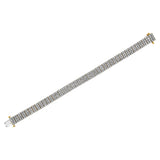 IGI Certified 14K Yellow Gold Plated Sterling Silver 10.0 Cttw Diamond 4 Row Tennis Bracelet