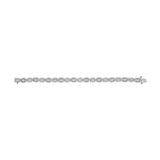 10K White Gold 2.0 Cttw Diamond Milgrain Cluster Link Bracelet