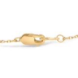 10K Yellow Gold Plated .925 Sterling Silver 2.0 Cttw Lab Grown Diamond Bezel Set Station Bracelet