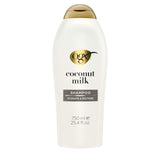 OGX Coconut Milk Shampoo - Sulfate-Free, Nourishing Hair Care for Dry or Damaged Hair