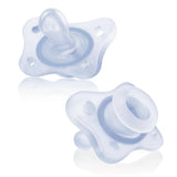 Chicco Orthodontic Pacifier for Newborns - Silicone, 0-2 Months, 2-Pack