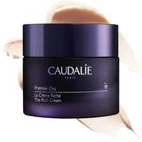 Caudalie Premier Cru The Rich Anti-Aging Cream for Dry Skin - Viniferine, Hyaluronic Acid, 1.69 fl oz