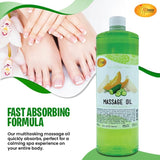 Massage Oil 32oz - Cucumber Melon  | Mani Pedi Body