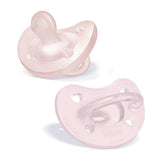 Chicco Orthodontic Pacifier - Physio Comfort Silicone Pacifier for Infants 0-6 Months, 2-Pack