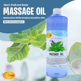 Massage Oil 32oz - Mint & Eucalyptus  | Mani Pedi Body