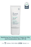 The Purest Solutions Oil Control Moisturizer with UV & Blue Light Protection - Dry Touch Finish, 1.69 fl oz